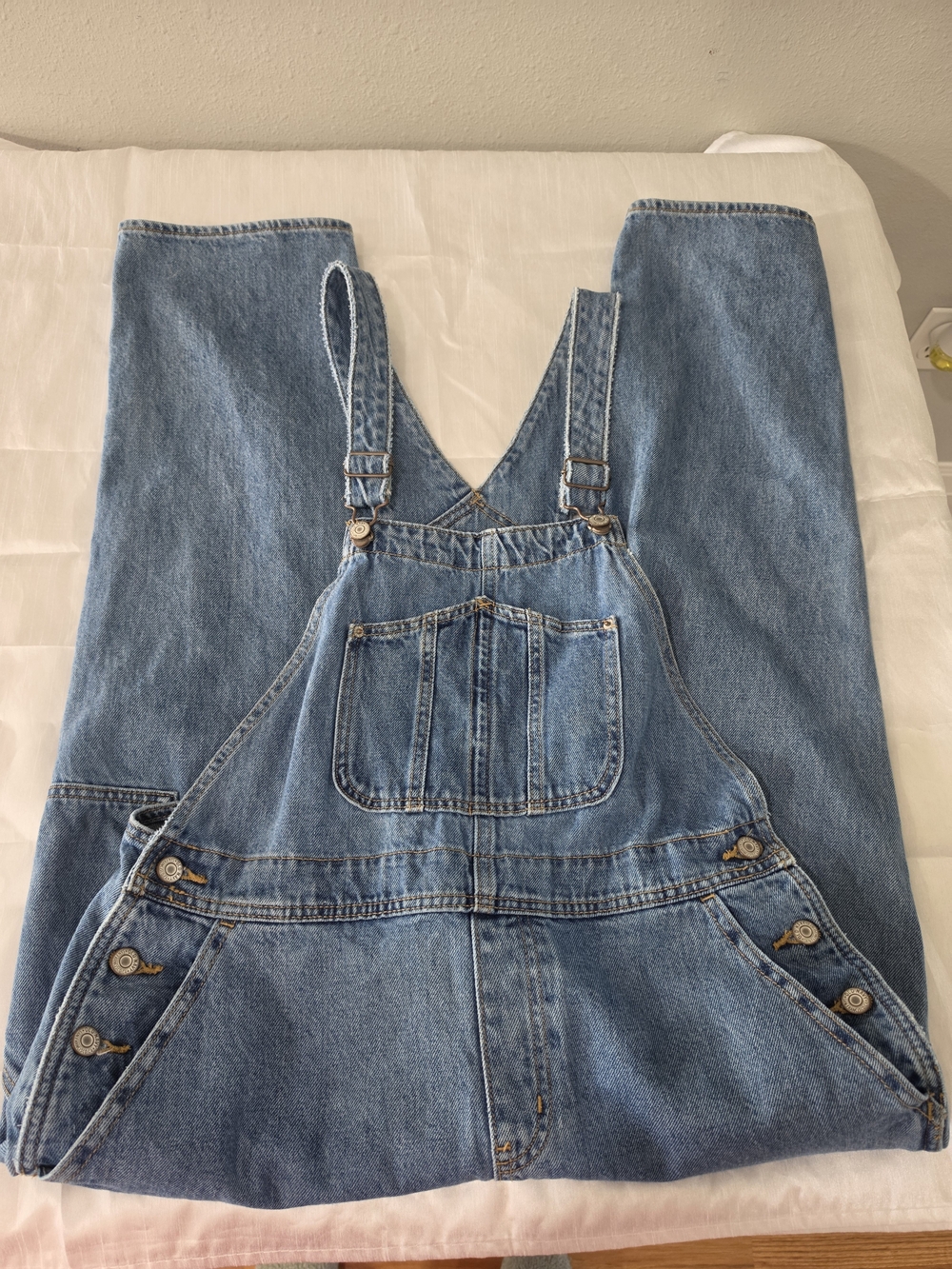 Old Navy Size 12 Light Blue Denim Women's Overalls